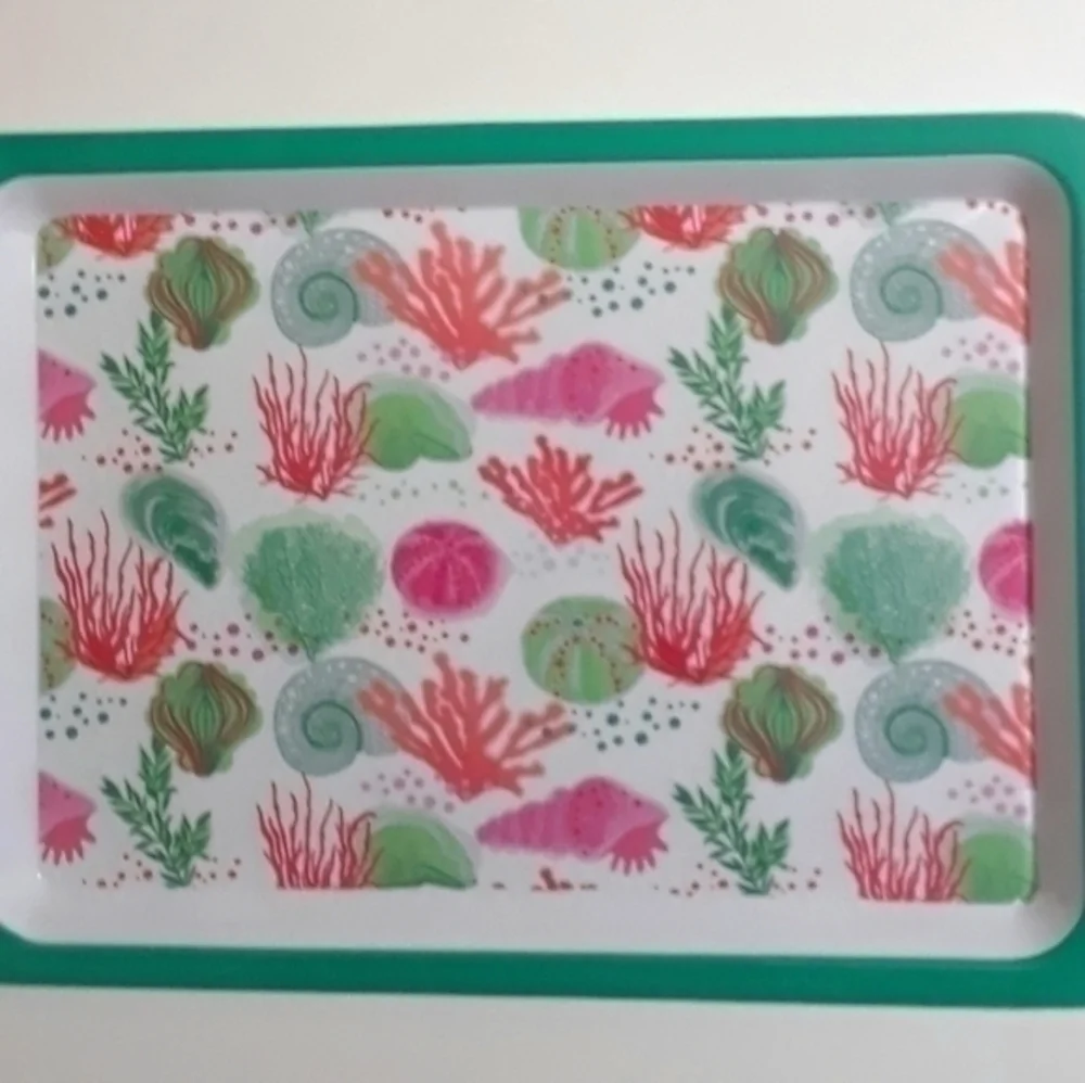Coral Sea Creature Design/Seafood Melamine…